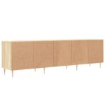 Meuble TV chêne sonoma 150x30x44,5 cm bois d'ingénierie – Image 6