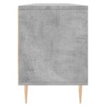Meuble TV gris béton 150x30x44,5 cm bois d'ingénierie – Image 5
