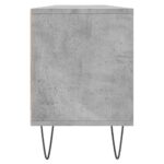 Meuble TV gris béton 150x30x44,5 cm bois d'ingénierie – Image 5