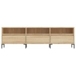 Meuble TV chêne sonoma 150x30x44,5 cm bois d'ingénierie – Image 3