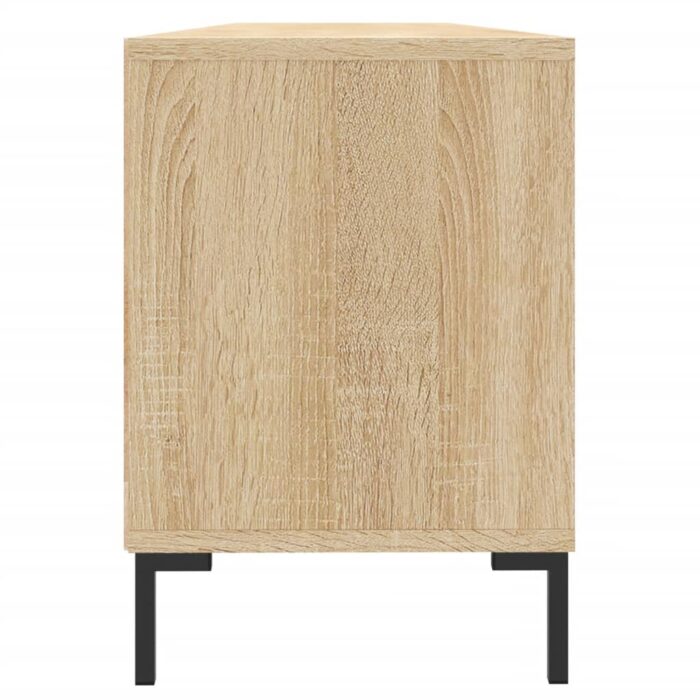 Meuble TV chêne sonoma 150x30x44,5 cm bois d'ingénierie – Image 5