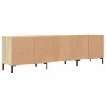 Meuble TV chêne sonoma 150x30x44,5 cm bois d'ingénierie – Image 6