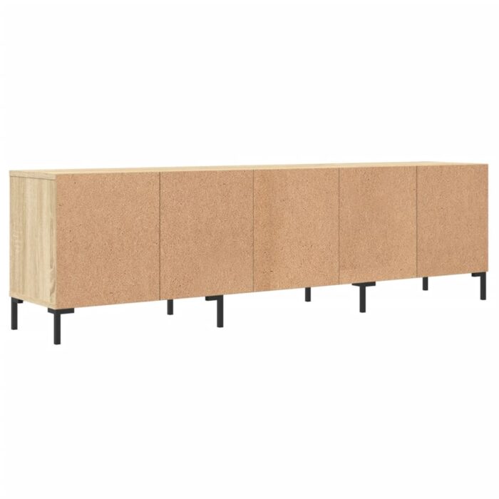 Meuble TV chêne sonoma 150x30x44,5 cm bois d'ingénierie – Image 6