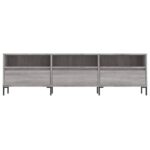 Meuble TV sonoma gris 150x30x44,5 cm bois d'ingénierie – Image 3