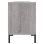 Meuble TV sonoma gris 150x30x44,5 cm bois d'ingénierie – Image 5