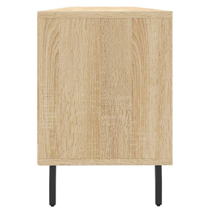 Meuble TV chêne sonoma 150x30x44,5 cm bois d'ingénierie – Image 5