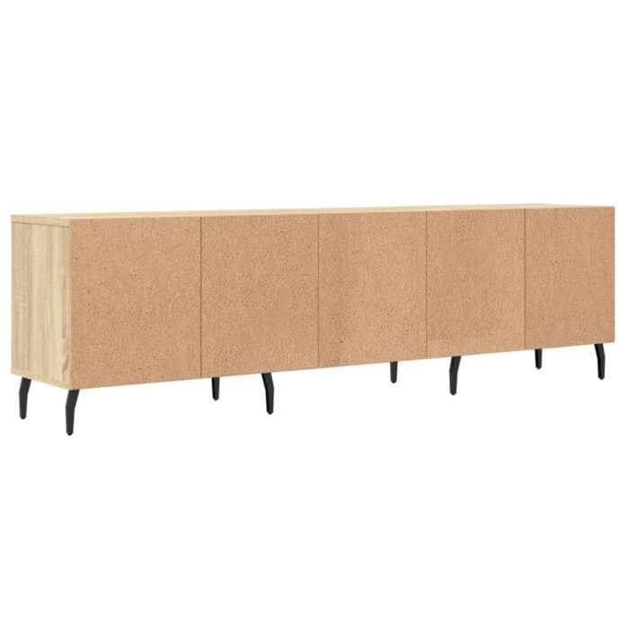 Meuble TV chêne sonoma 150x30x44,5 cm bois d'ingénierie – Image 6