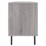 Meuble TV sonoma gris 150x30x44,5 cm bois d'ingénierie – Image 5