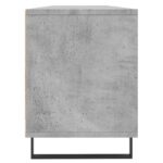 Meuble TV gris béton 150x30x44,5 cm bois d'ingénierie – Image 5
