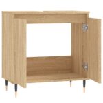Armoire de bain chêne sonoma 58x33x60 cm bois d'ingénierie – Image 3
