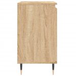 Armoire de bain chêne sonoma 58x33x60 cm bois d'ingénierie – Image 4
