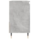 Armoire de salle de bain gris béton 65x33x60 cm – Image 4