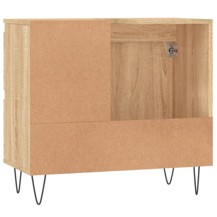 Armoire salle de bain chêne sonoma 65x33x60 cm – Image 5