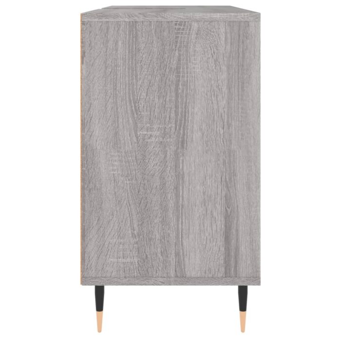 Armoire salle de bain sonoma gris 80x33x60 cm bois d'ingénierie – Image 5