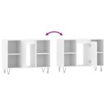 Armoire de salle de bain blanc 80x33x60 cm bois d'ingénierie – Image 7