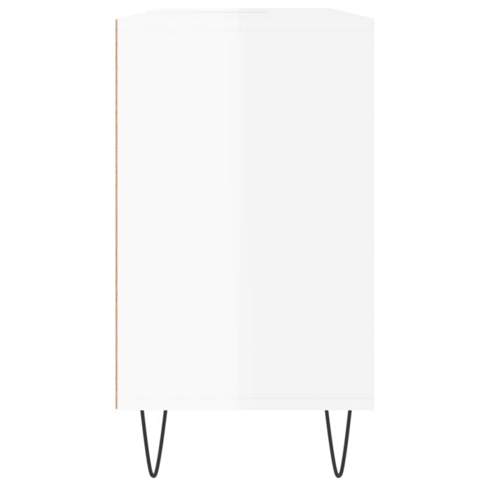 Armoire de salle de bain blanc brillant 80x33x60 cm – Image 5