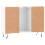 Armoire de salle de bain blanc brillant 80x33x60 cm – Image 6