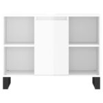Armoire de salle de bain blanc brillant 80x33x60 cm – Image 4