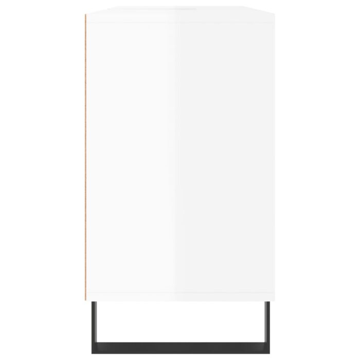 Armoire de salle de bain blanc brillant 80x33x60 cm – Image 5
