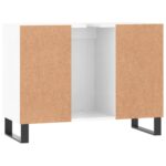 Armoire de salle de bain blanc brillant 80x33x60 cm – Image 6