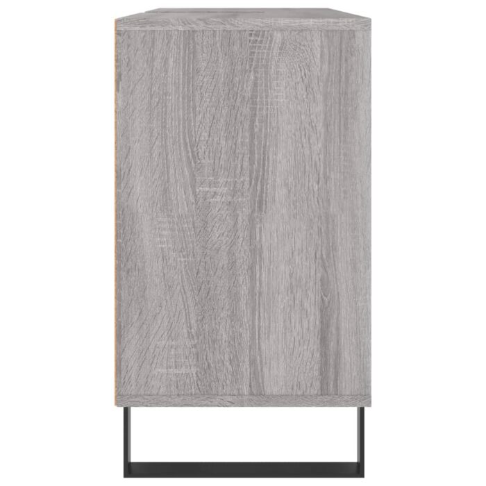 Armoire salle de bain sonoma gris 80x33x60 cm bois d'ingénierie – Image 5