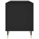 Armoire à disques noir 121x38x48 cm bois d'ingénierie – Image 3