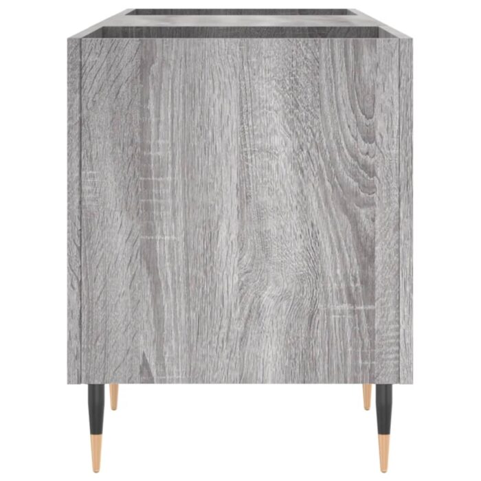 Armoire à disques sonoma gris 121x38x48 cm bois d'ingénierie – Image 3