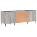 Armoire à disques sonoma gris 121x38x48 cm bois d'ingénierie – Image 4