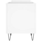 Armoire à disques blanc 121x38x48 cm bois d'ingénierie – Image 3