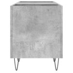 Armoire à disques gris béton 121x38x48 cm bois d'ingénierie – Image 3