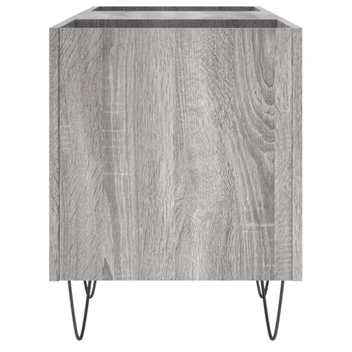 Armoire à disques sonoma gris 121x38x48 cm bois d'ingénierie – Image 3