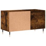 Armoire à disques chêne fumé 85x38x48 cm bois d'ingénierie – Image 4