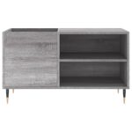 Armoire à disques sonoma gris 85x38x48 cm bois d'ingénierie – Image 2