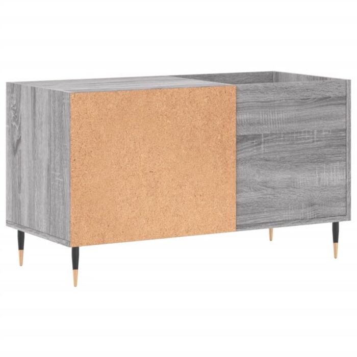 Armoire à disques sonoma gris 85x38x48 cm bois d'ingénierie – Image 4