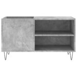 Armoire à disques gris béton 85x38x48 cm bois d'ingénierie – Image 2
