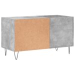 Armoire à disques gris béton 85x38x48 cm bois d'ingénierie – Image 4
