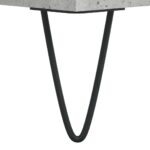 Armoire à disques gris béton 85x38x48 cm bois d'ingénierie – Image 5