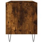 Armoire à disques chêne fumé 85x38x48 cm bois d'ingénierie – Image 3