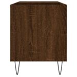 Armoire à disques chêne marron 85x38x48 cm bois d'ingénierie – Image 3