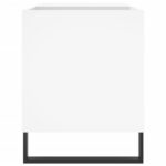Armoire à disques blanc 85x38x48 cm bois d'ingénierie – Image 3