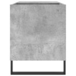 Armoire à disques gris béton 85x38x48 cm bois d'ingénierie – Image 3