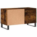 Armoire à disques chêne fumé 85x38x48 cm bois d'ingénierie – Image 4