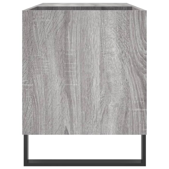 Armoire à disques sonoma gris 85x38x48 cm bois d'ingénierie – Image 3
