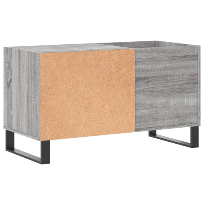 Armoire à disques sonoma gris 85x38x48 cm bois d'ingénierie – Image 4