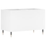 Armoire à disques blanc 74,5x38x48 cm bois d'ingénierie – Image 4