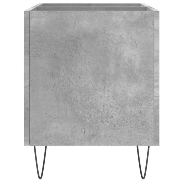 Armoire à disques gris béton 74,5x38x48 cm bois d'ingénierie – Image 3
