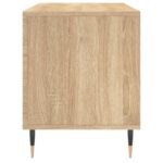 Armoire à disques chêne sonoma 100x38x48 cm bois d'ingénierie – Image 3