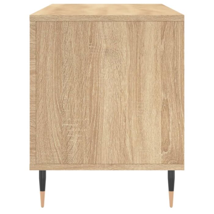 Armoire à disques chêne sonoma 100x38x48 cm bois d'ingénierie – Image 3