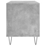 Armoire à disques gris béton 100x38x48 cm bois d'ingénierie – Image 3