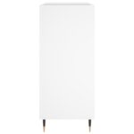 Armoire à disques blanc 84,5x38x89 cm bois d'ingénierie – Image 3